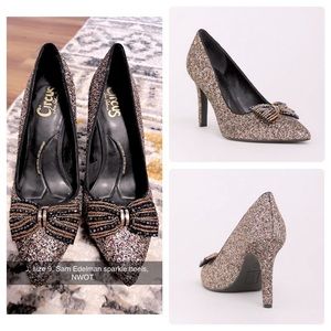 *HARD TO FIND* Glitter Sam Edelman heels